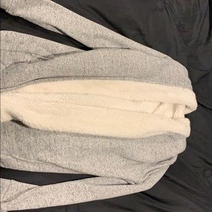 Sherpa lined sweater